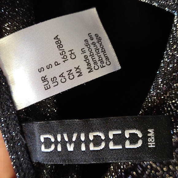 H&M Glittery BodyCon Long Sleeve Dress - Picture 7 of 7